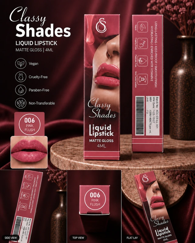 Liquid Lipstick — 006 Pink Flush