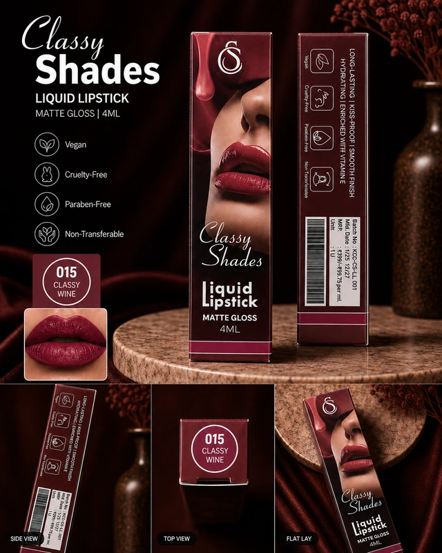 Liquid Lipstick — 015 Classy Wine