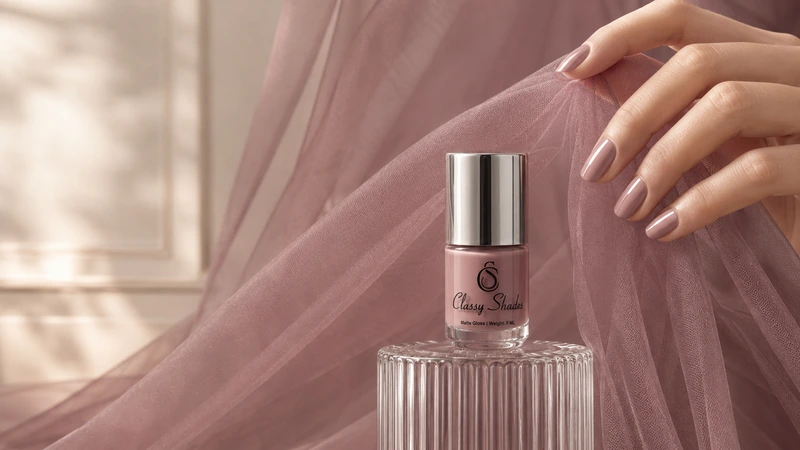Glossy Dusty Mauve
