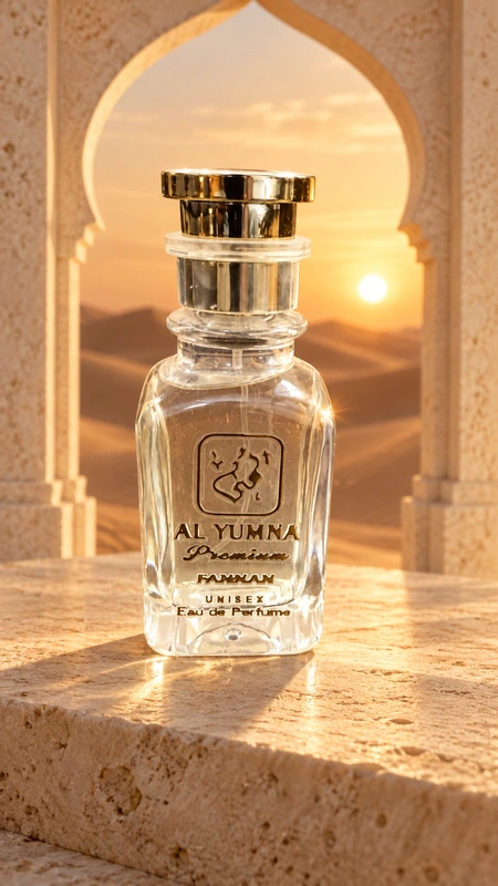 Al Yumna Fannan perfume showcase